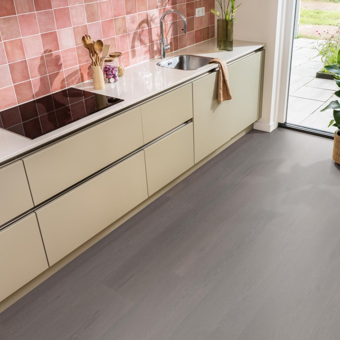 Ambiant Wide Board Click Charcoal - Klik PVC Vloer