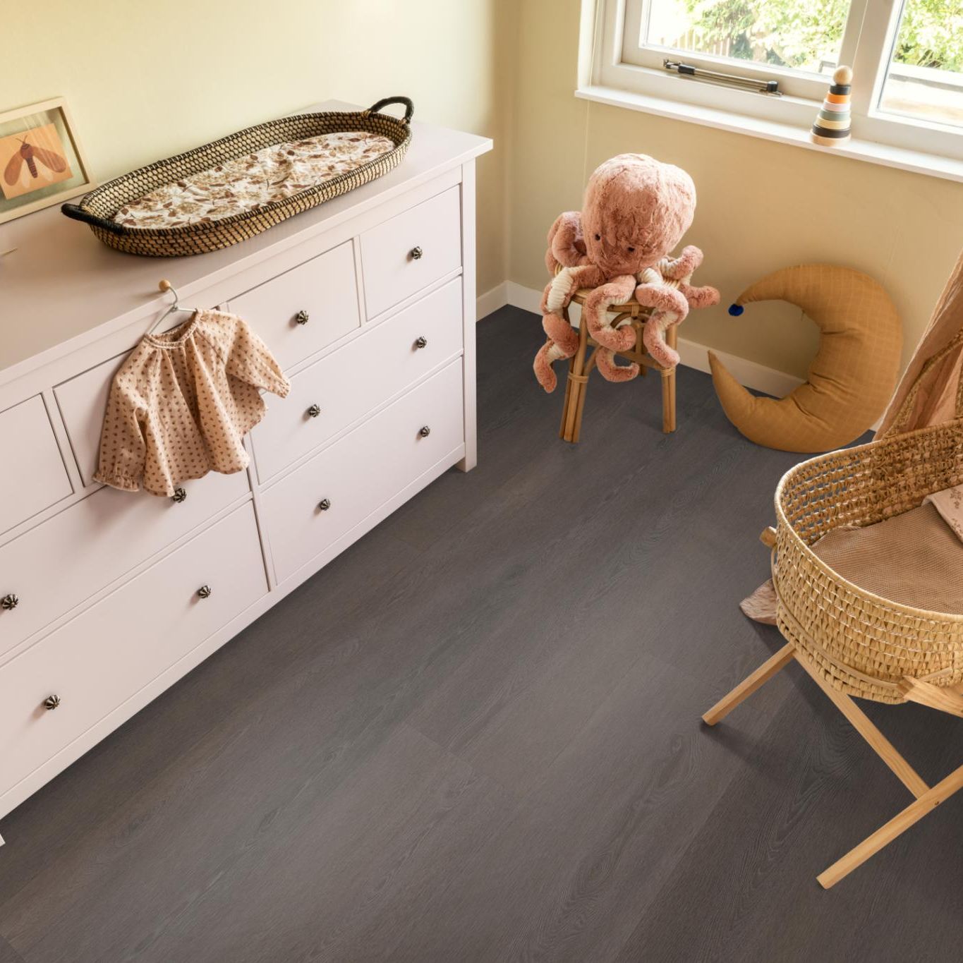 Ambiant Wide Board Dryback Charcoal - Plak PVC Vloer