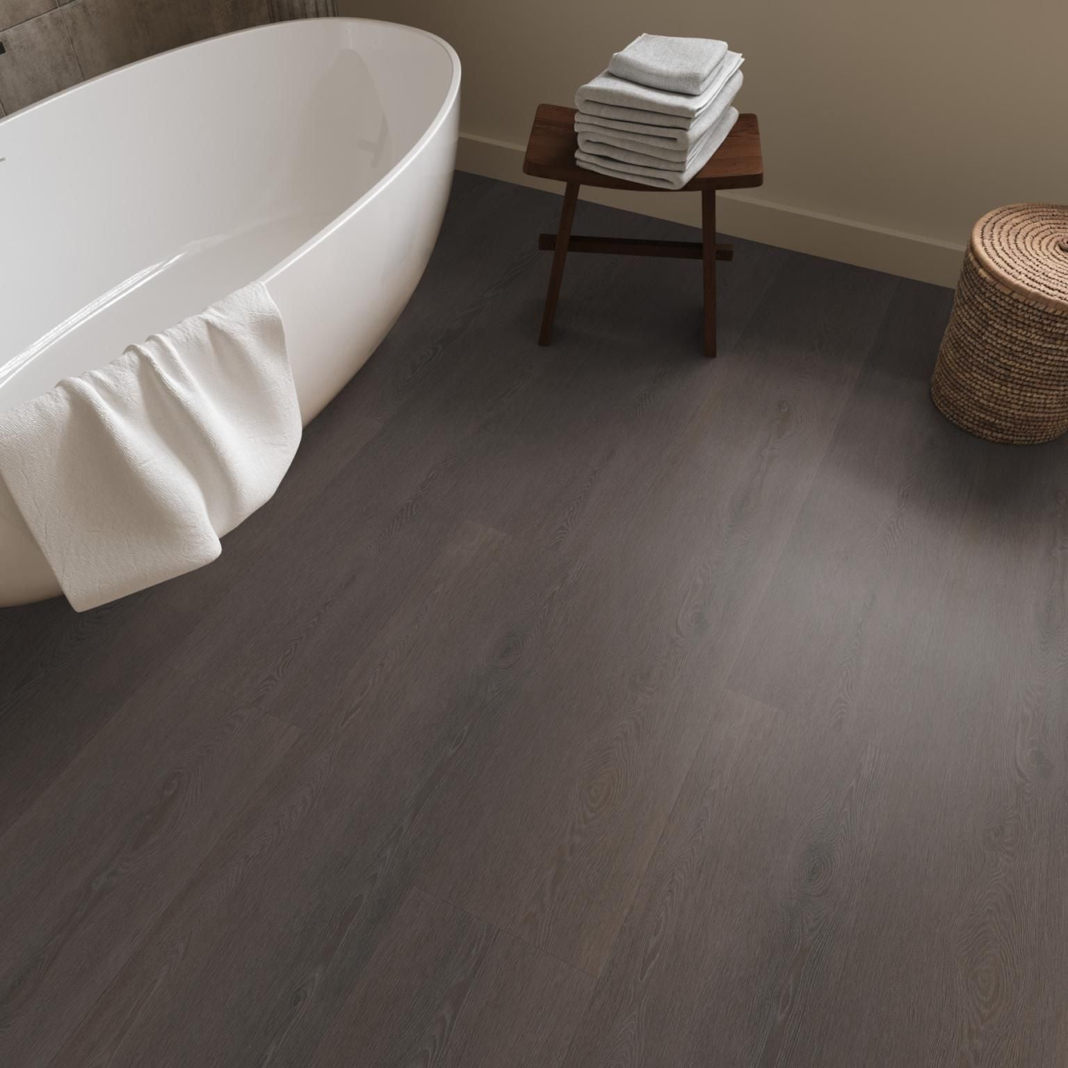 Ambiant Wide Board Dryback Charcoal - Plak PVC Vloer