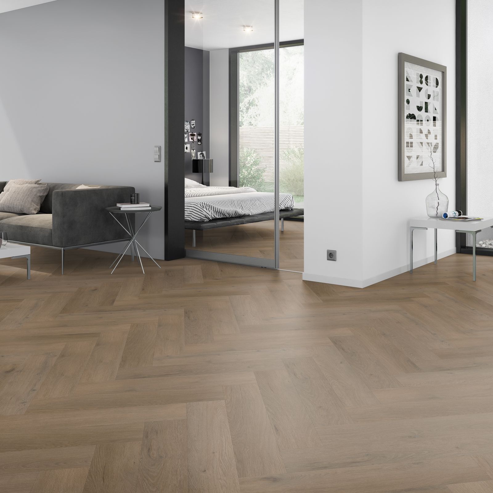 Belakos Attico Visgraat XL 84 Rigid Click - PVC Vloer