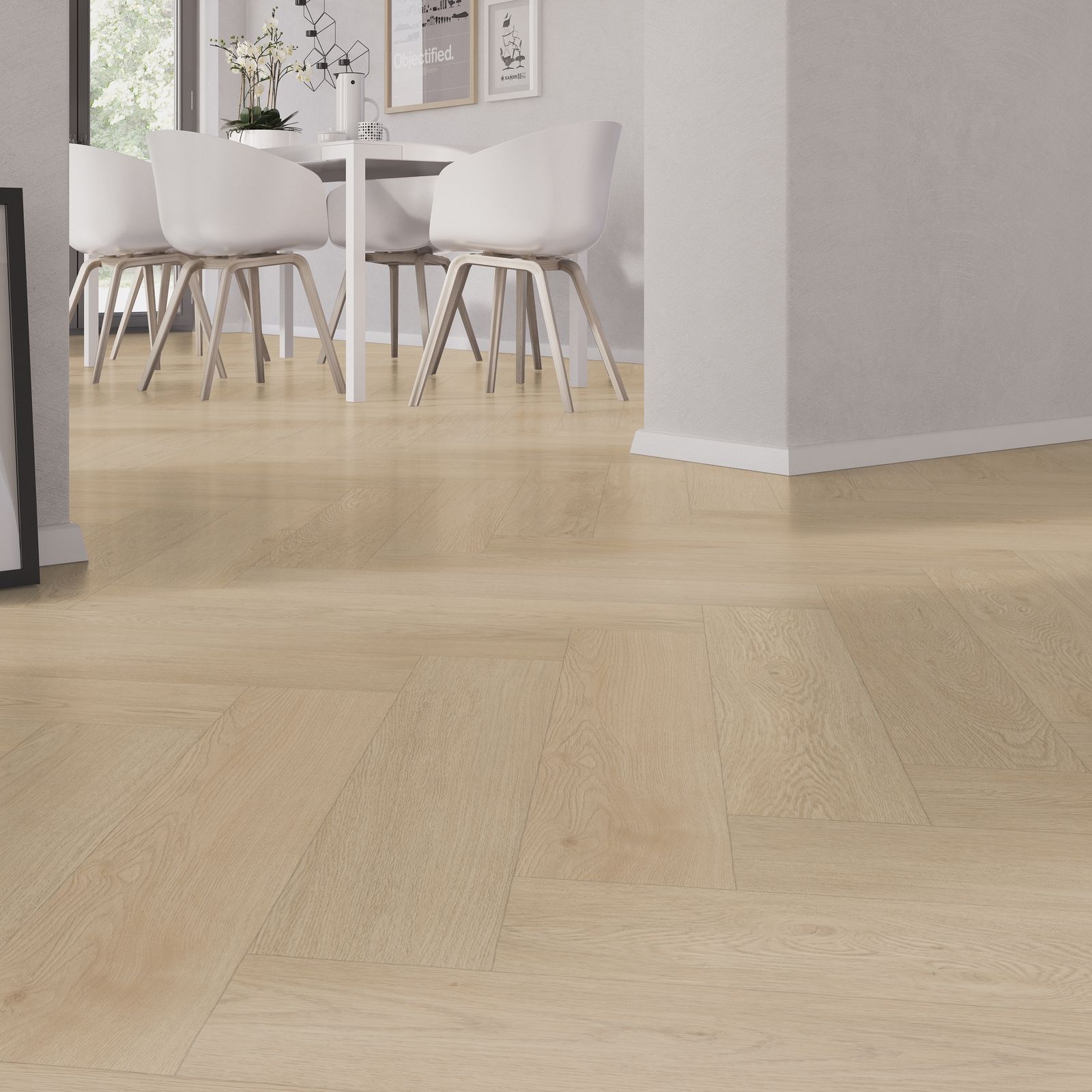 Belakos Monastro Visgraat XL 92 Dryback - Plak PVC Vloer