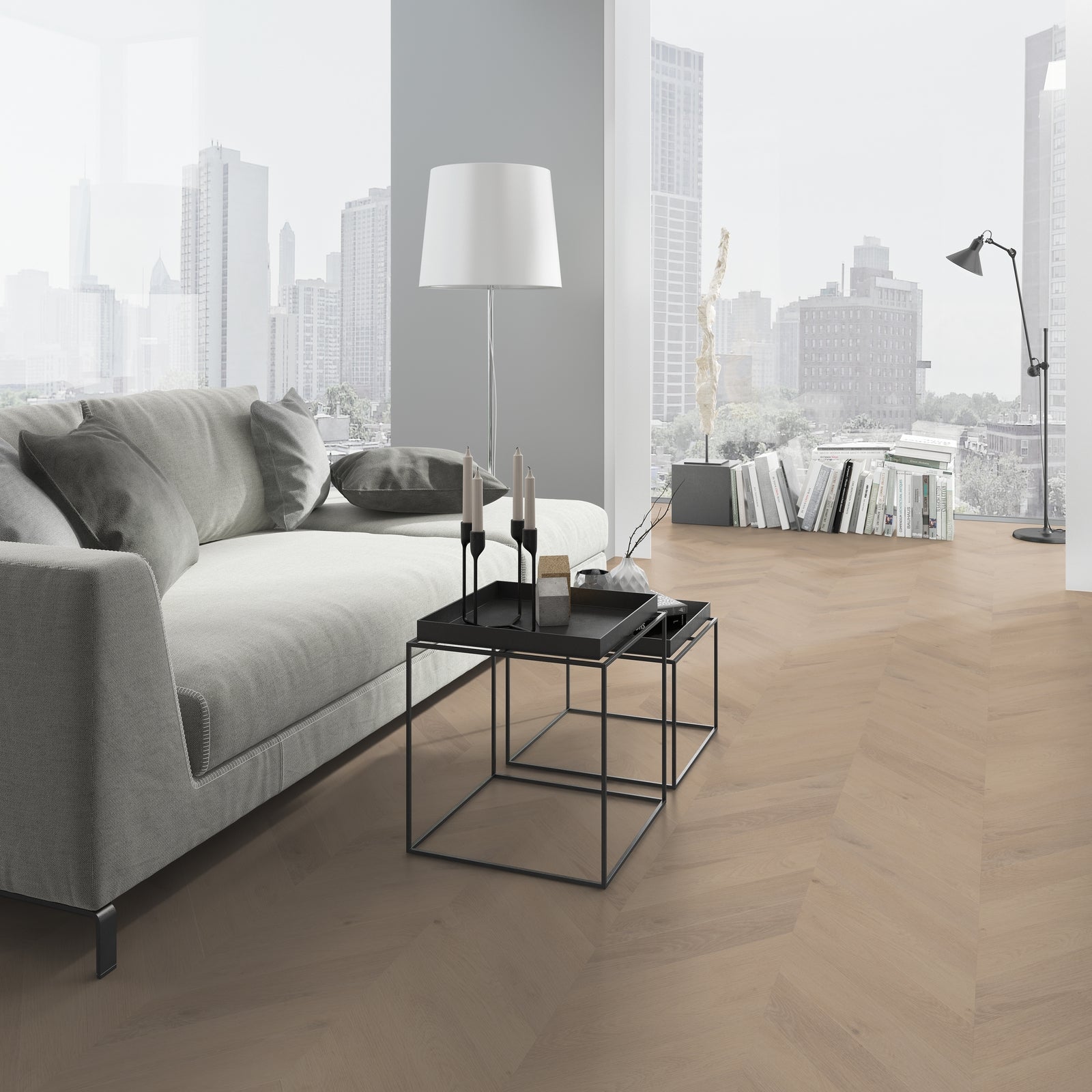 Belakos Palazzo Hongaarse Punt 74 Dryback - Plak PVC Vloer