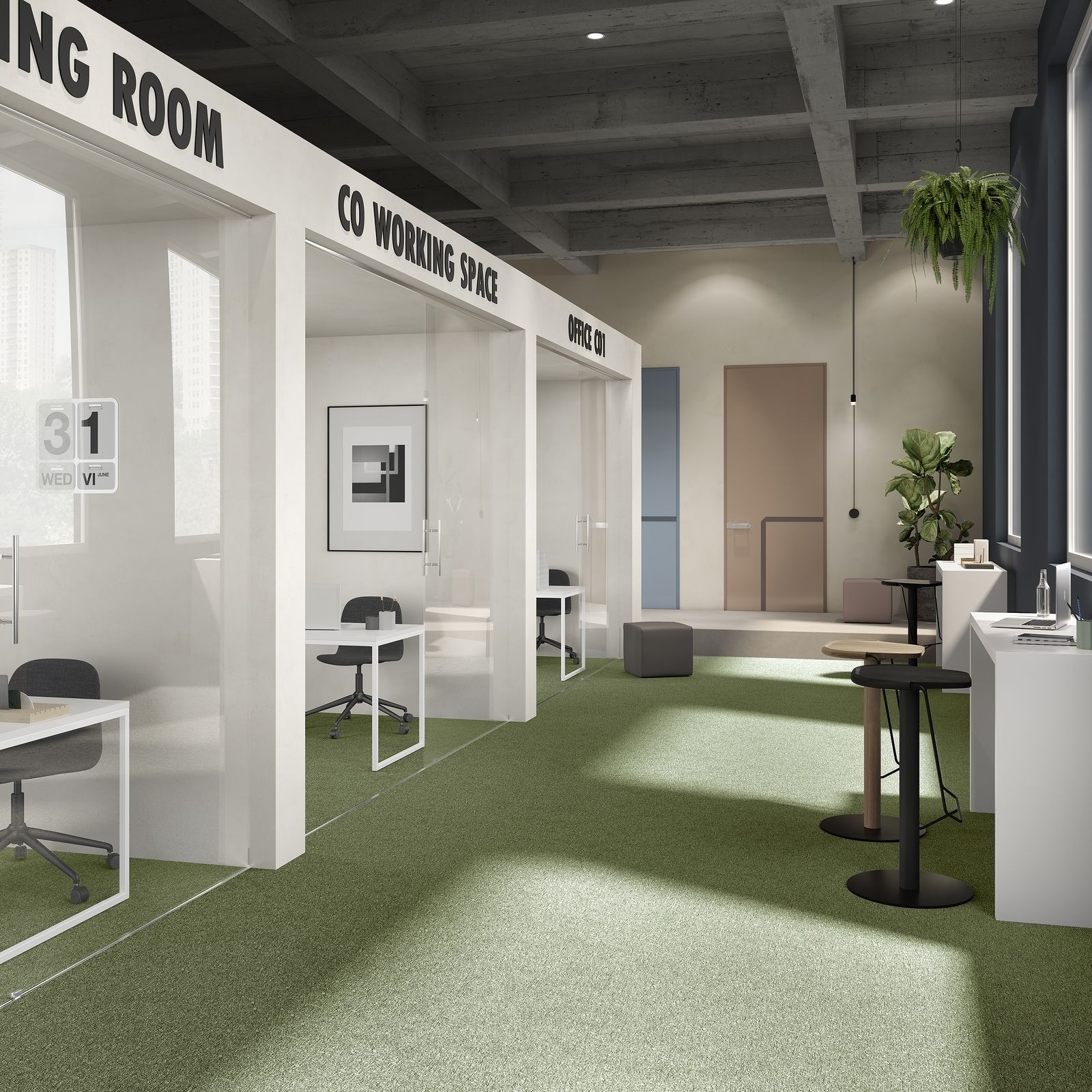 Belakos Plaza 21 - Vloerbedekking - Tapijt