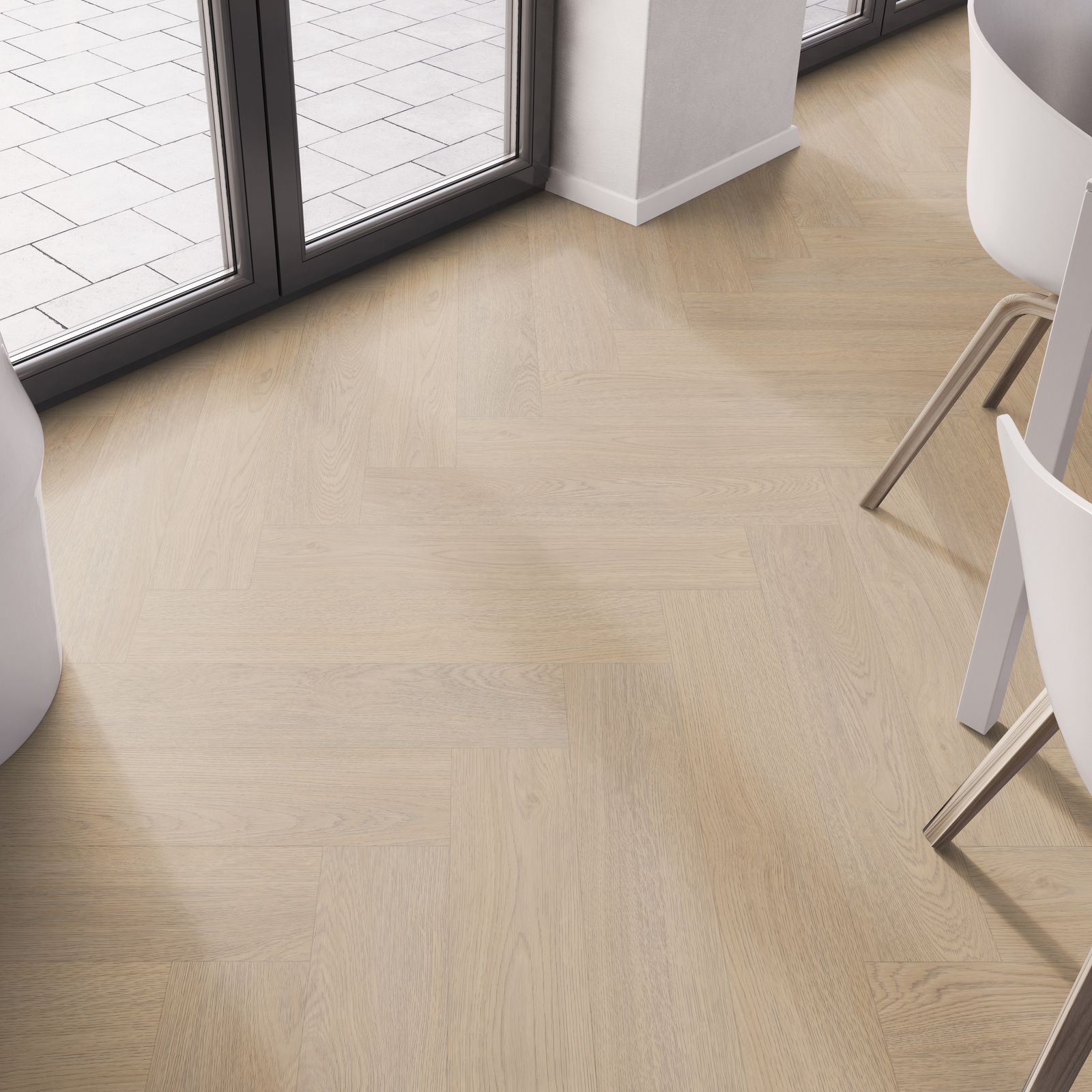 Belakos Terreno Visgraat XL 61 Dryback - Plak PVC Vloer