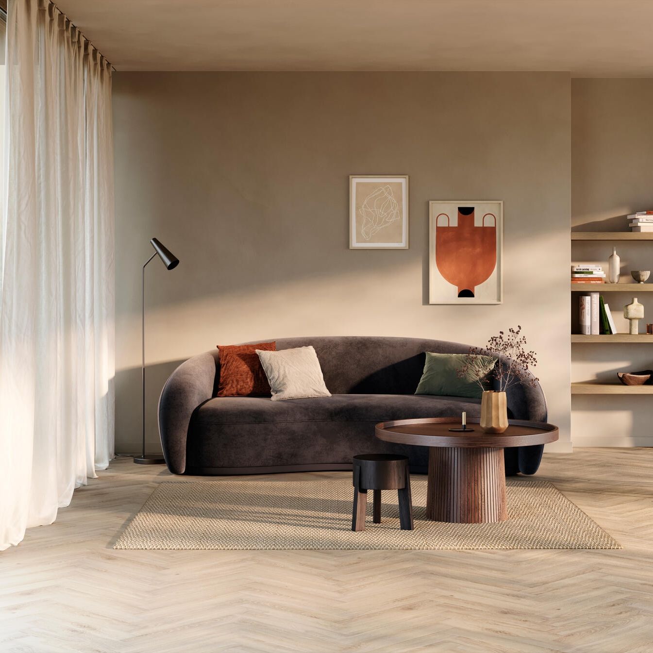 Berry Alloc Chateau+ 62002172 Bloom Sand Natural Visgraat Laminaat