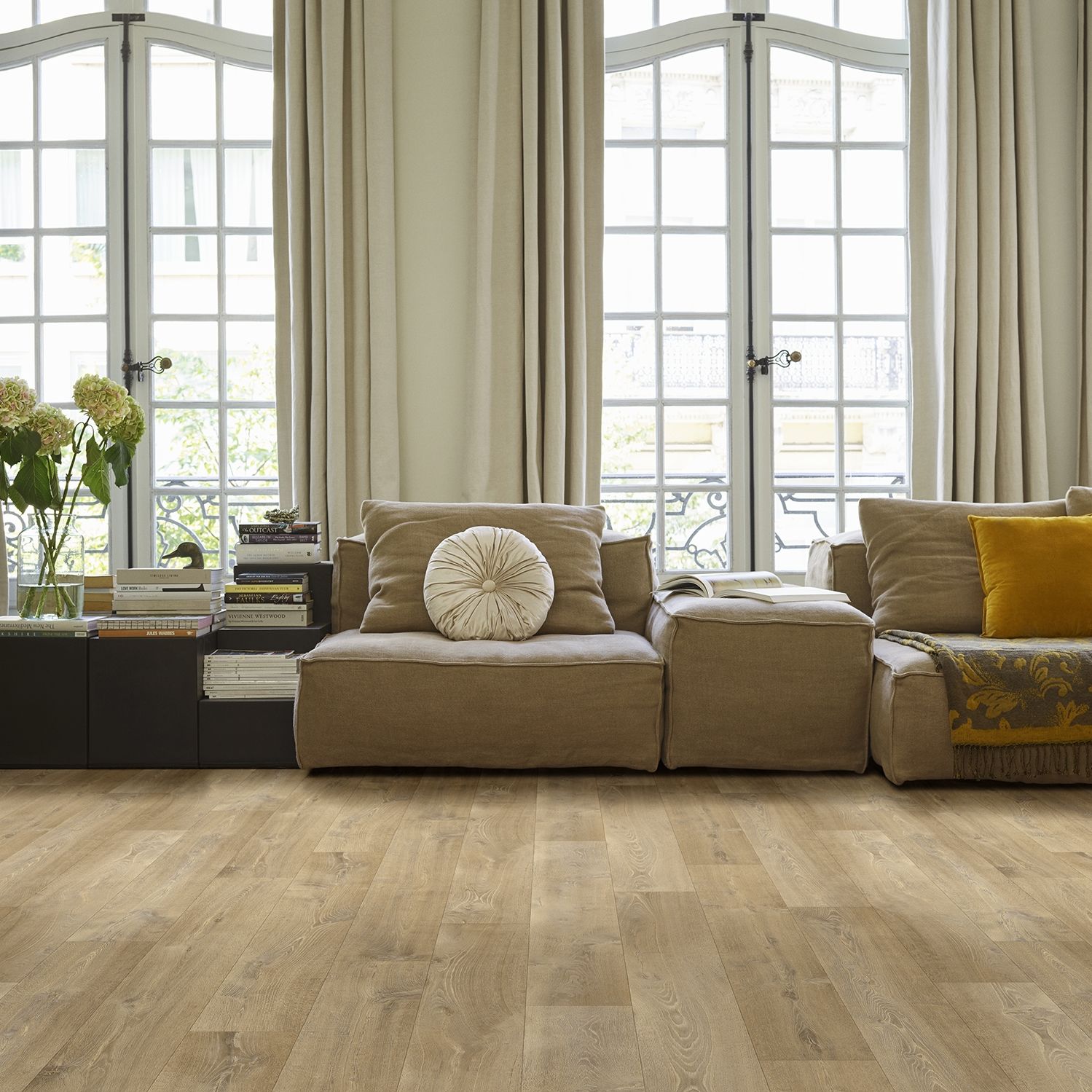 Interfloor Dynamic Wood 214 - Vinyl - Black Tex Back