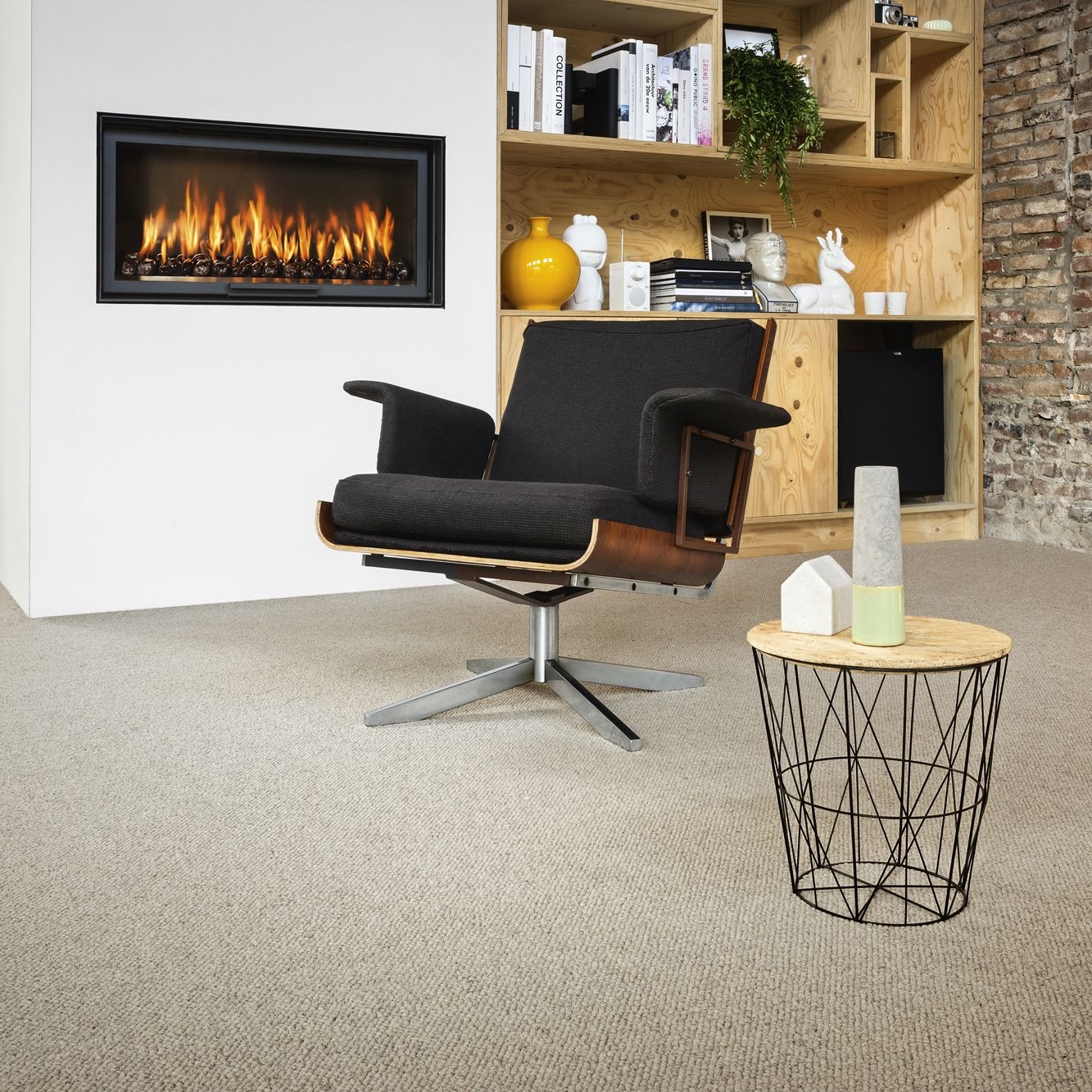 Interfloor Verona Wool 625 - Vloerbedekking - Tapijt