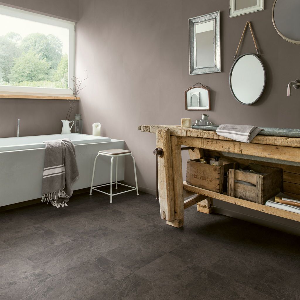 Quick-Step Blush SGTC20304 Zwarte Leisteen - Plak PVC Vloer