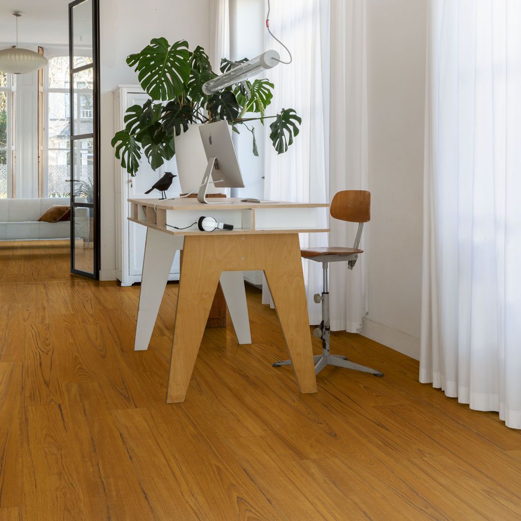 Quick-Step Classic CLM5803 Middenbruine Teak - Laminaatvloer