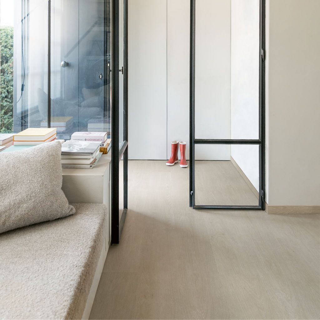 Quick-Step Liv SGSPC20312 Satijn Eik Taupe Grijs - Plak PVC Vloer