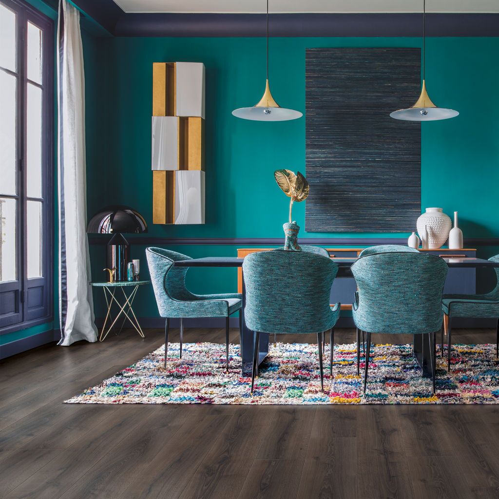 Quick-Step Majestic MJ3553 Woestijn Eik Geborsteld Donker Bruin - Laminaatvloer