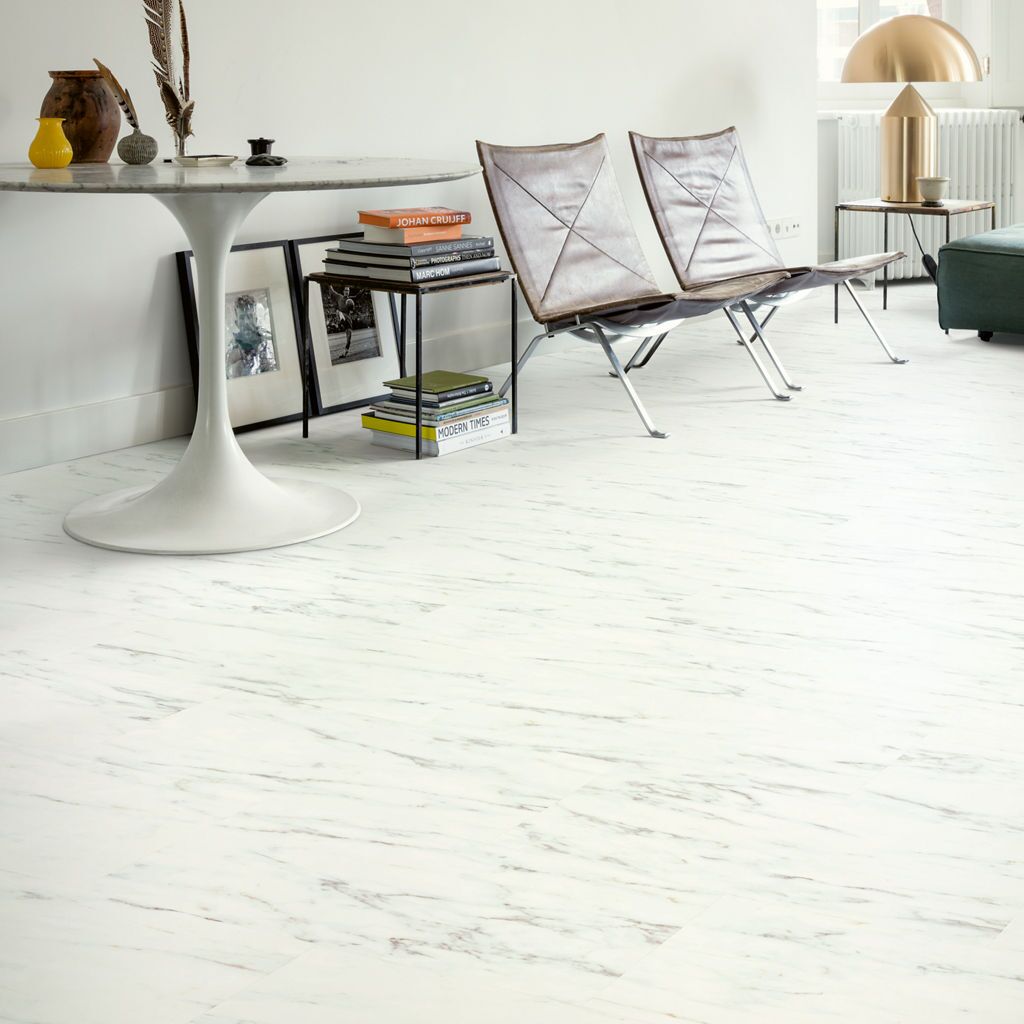 Quick-Step Oro Base AVSTT40136 Wit Carrara-marmer - Klik PVC Vloer
