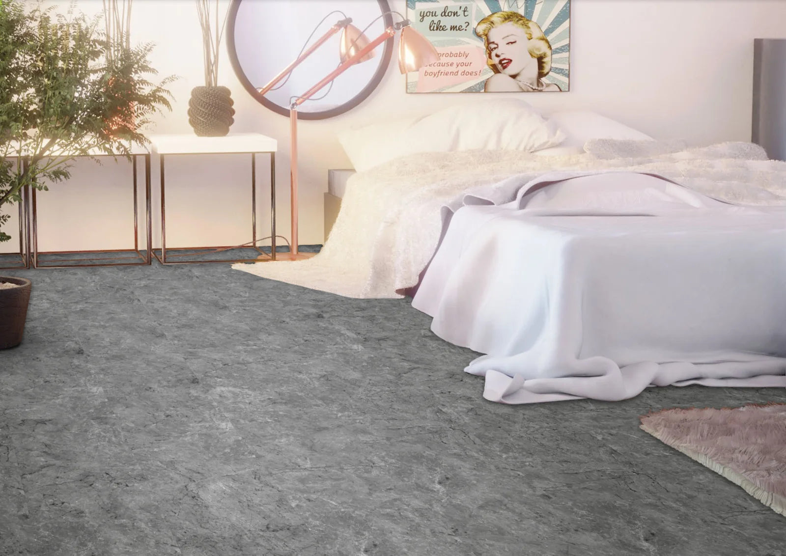 Falquon Stone 2.0 Q1025 Toscano Grigio Hoogglans - Tegel Laminaat