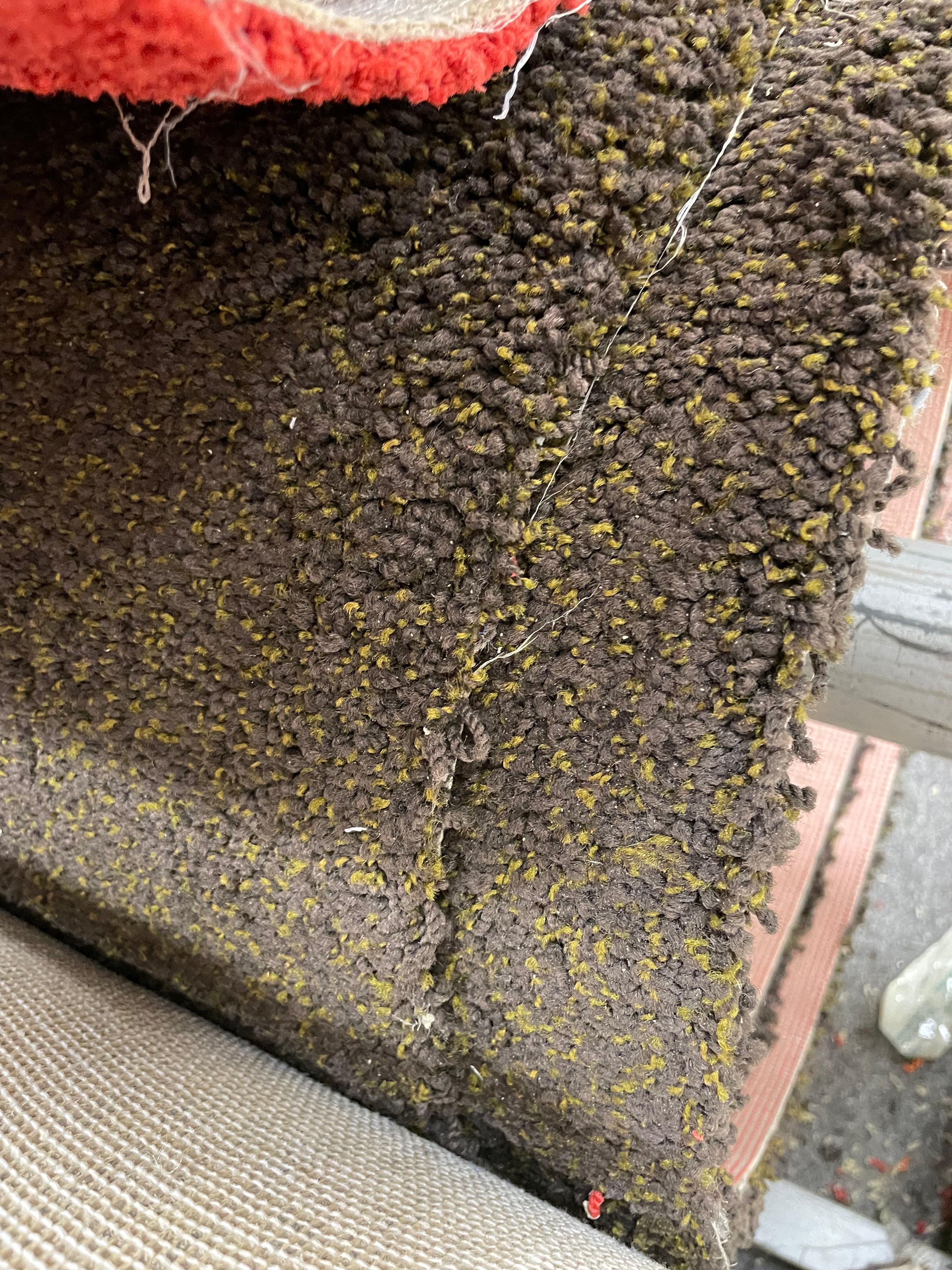 Actie Tapijt Extra Dik Bruin Gem√™leerd 400cm Breed