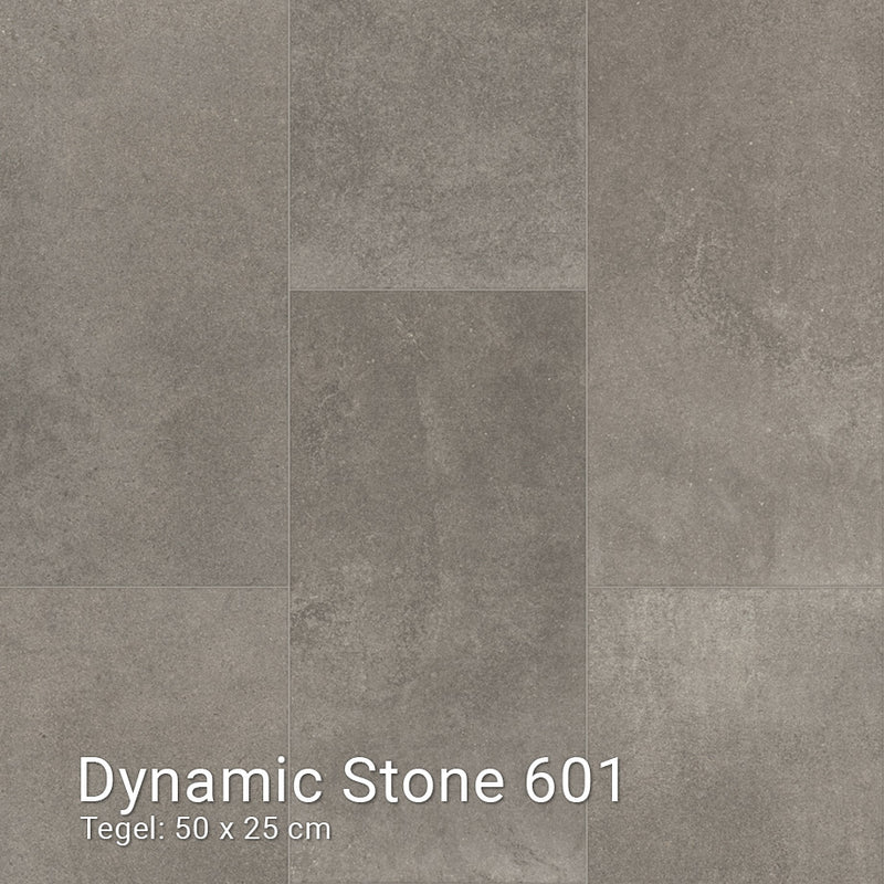 Interfloor Dynamic Stone 601 - Vinyl - Black Tex Back