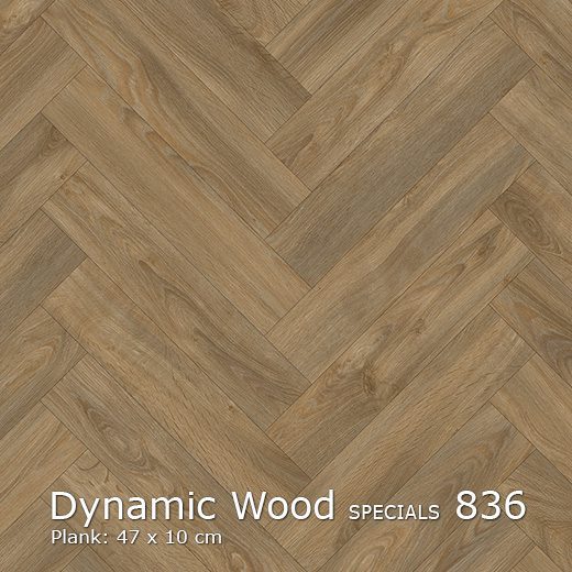 Interfloor Dynamic Wood Specials 836 - Vinyl - Black Tex Backing