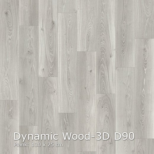 Interfloor Dynamic Wood 3D D90 - Vinyl - Black Tex Backing