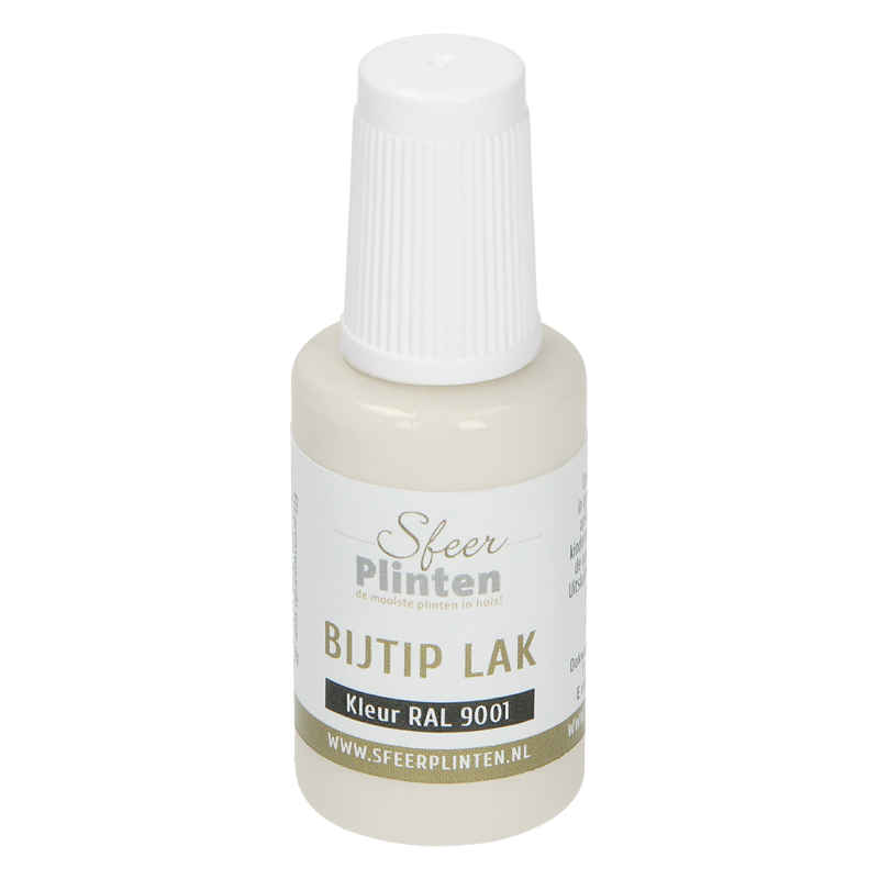 Sfeerplinten bij-tip-lak RAL 9001 - 20 ml