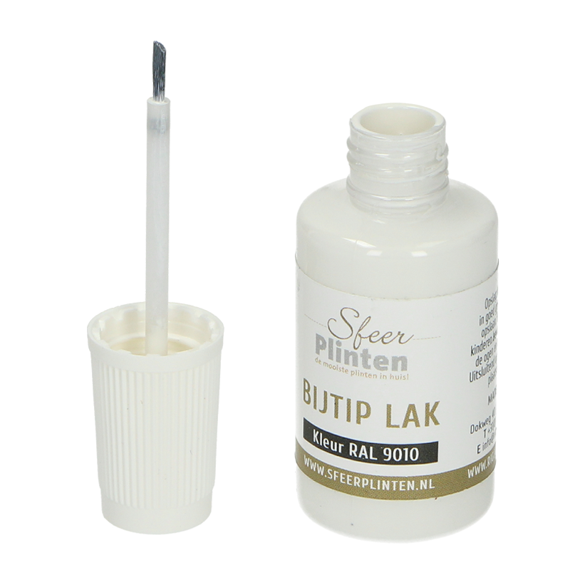 Sfeerplinten bij-tip-lak RAL 9010 - 20 ml