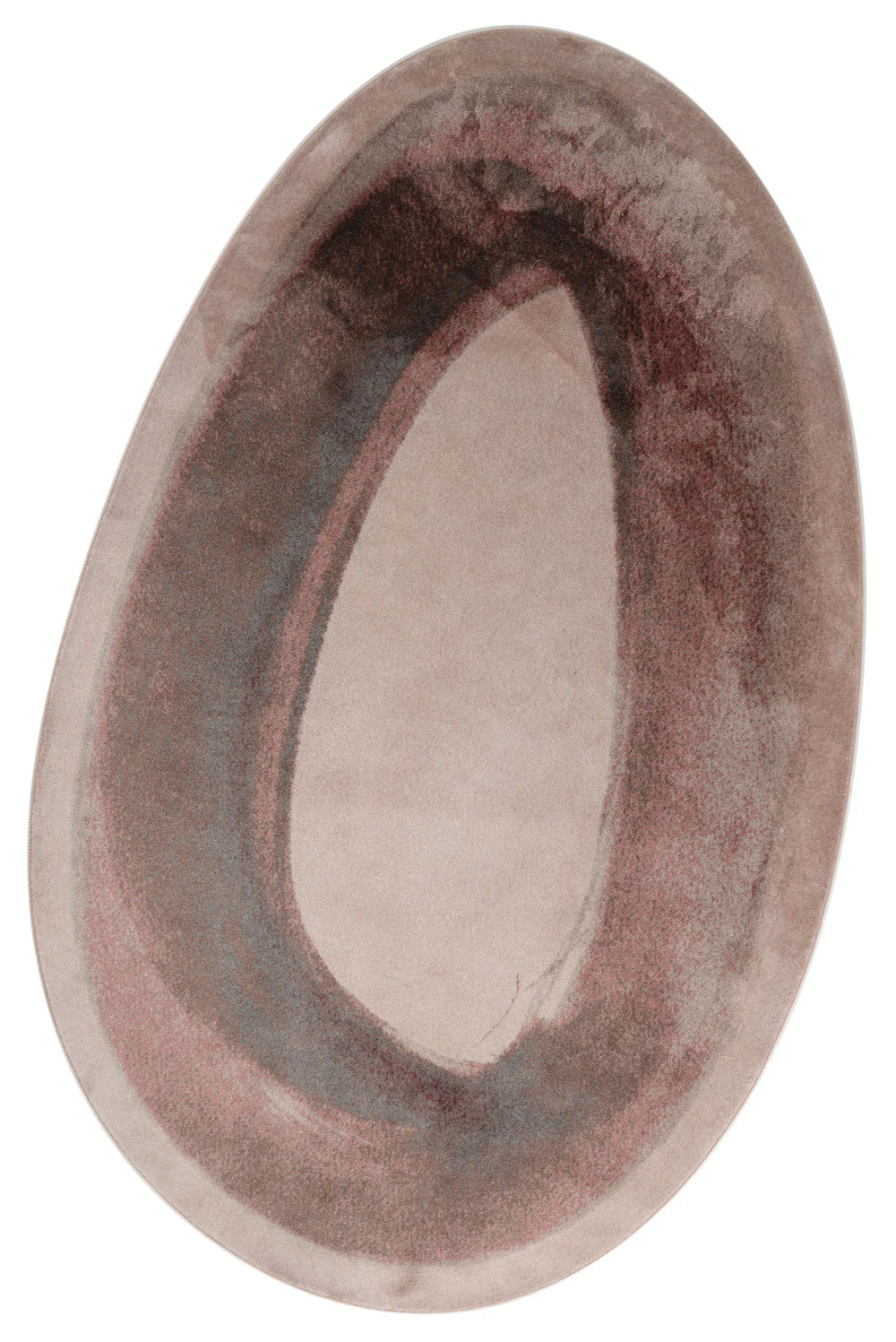 Lifestyle Mart Visser Brush Ovale 48 Faded Pink - Vloerkleed