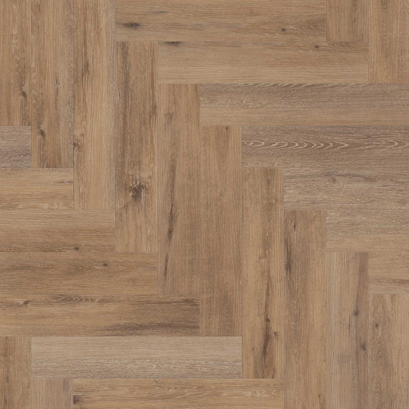 Solidfloor Dryback Visgraat Mansion Dark Oak - Visgraat Plak PVC