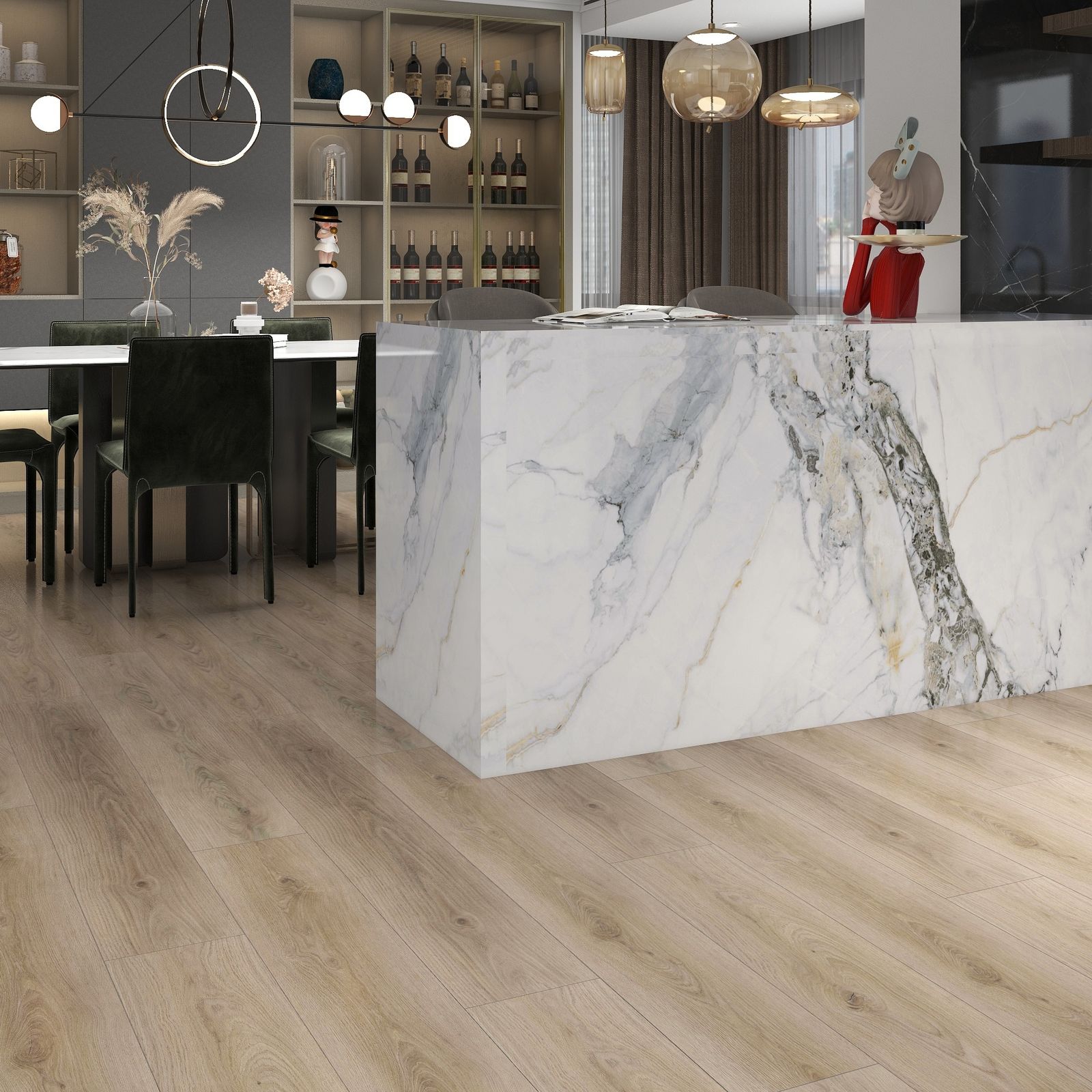 The Diamonds Plank Click PVC Lesatho DM-305-PL
