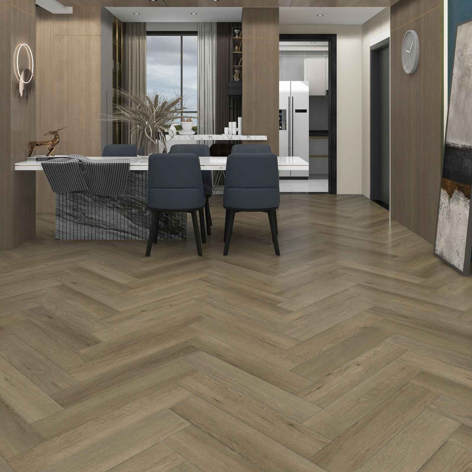 The Diamonds Visgraat PVC Click Sancy DM-310-HB