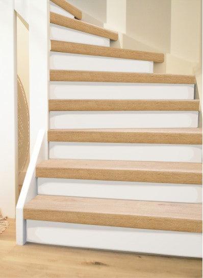 PVC Traprenovatie Easy Stairs Traptrede 51 River Oak Smoked - 140 x 62 cm (voor 2 treden) - Harman Vloeren Amsterdam