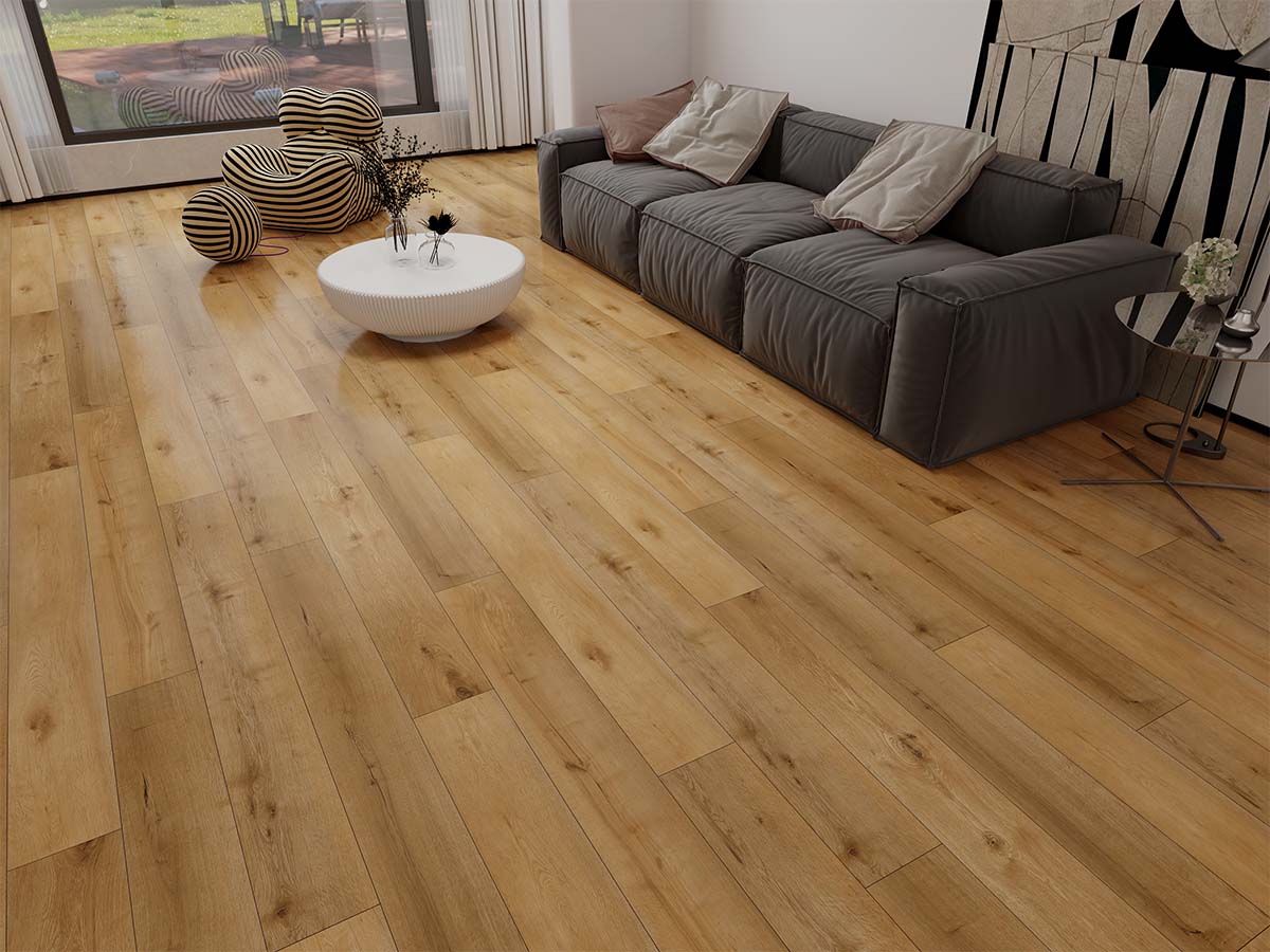 Grande GR-502-PL Natural Oak Plank Click - Pvc Vloer
