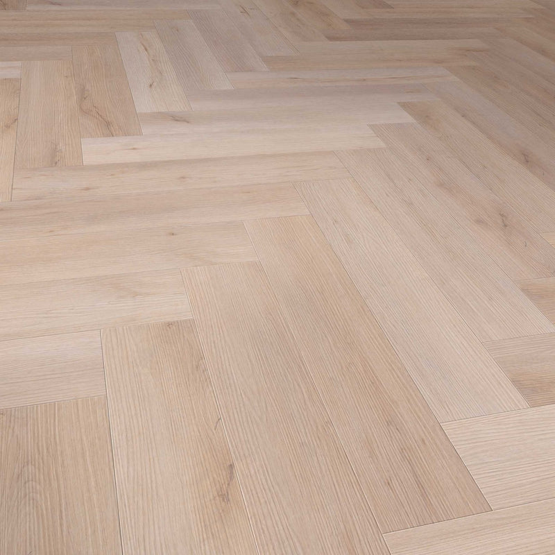 Solidfloor Dryback Visgraat Mansion Natural Oak - Visgraat Plak PVC