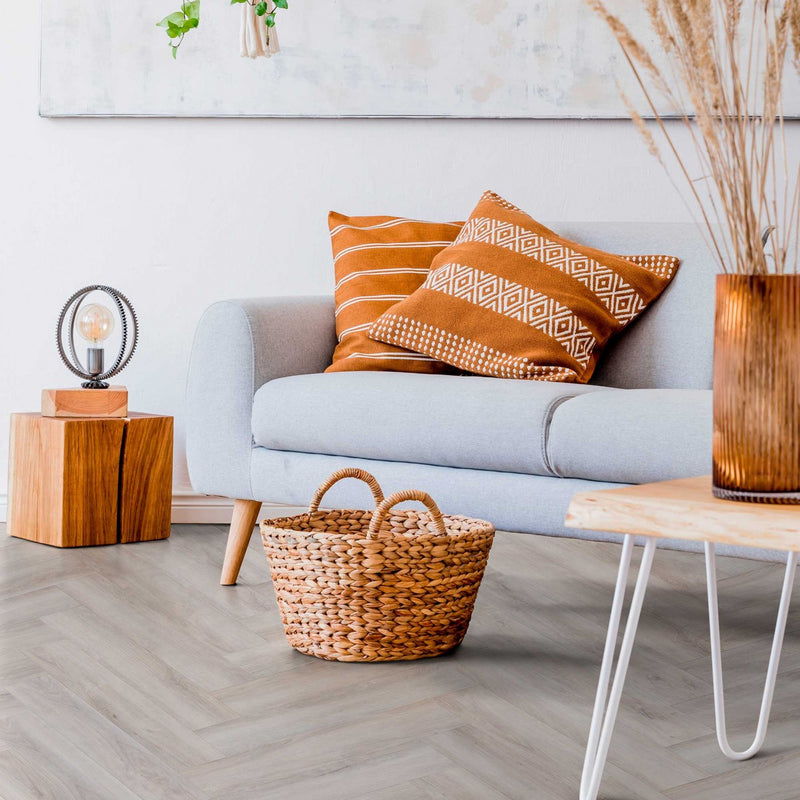 Solidfloor Dryback Visgraat Mansion Sand Oak - Visgraat Plak PVC
