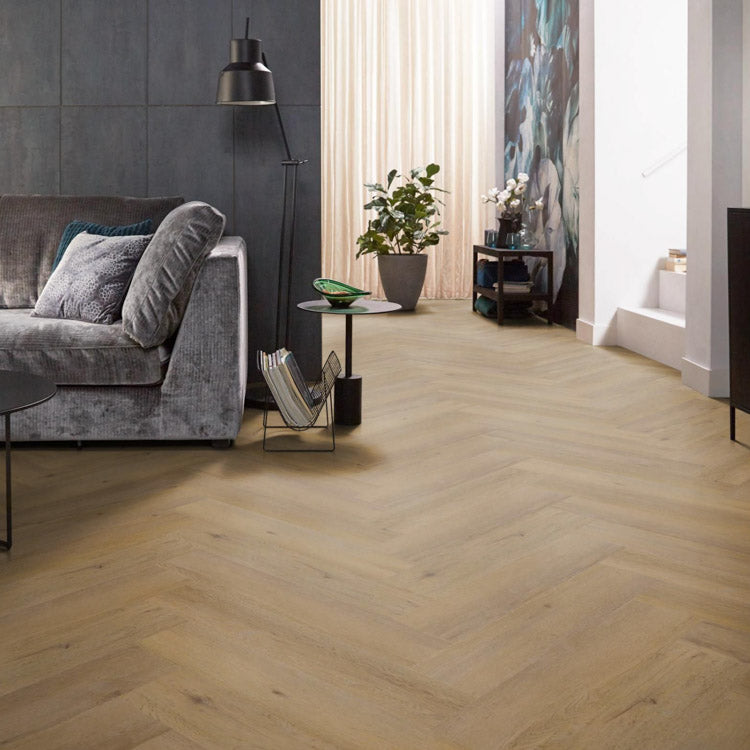 Ambiant Spigato Visgraat Vivero Click Dark Oak - Klik PVC Vloer