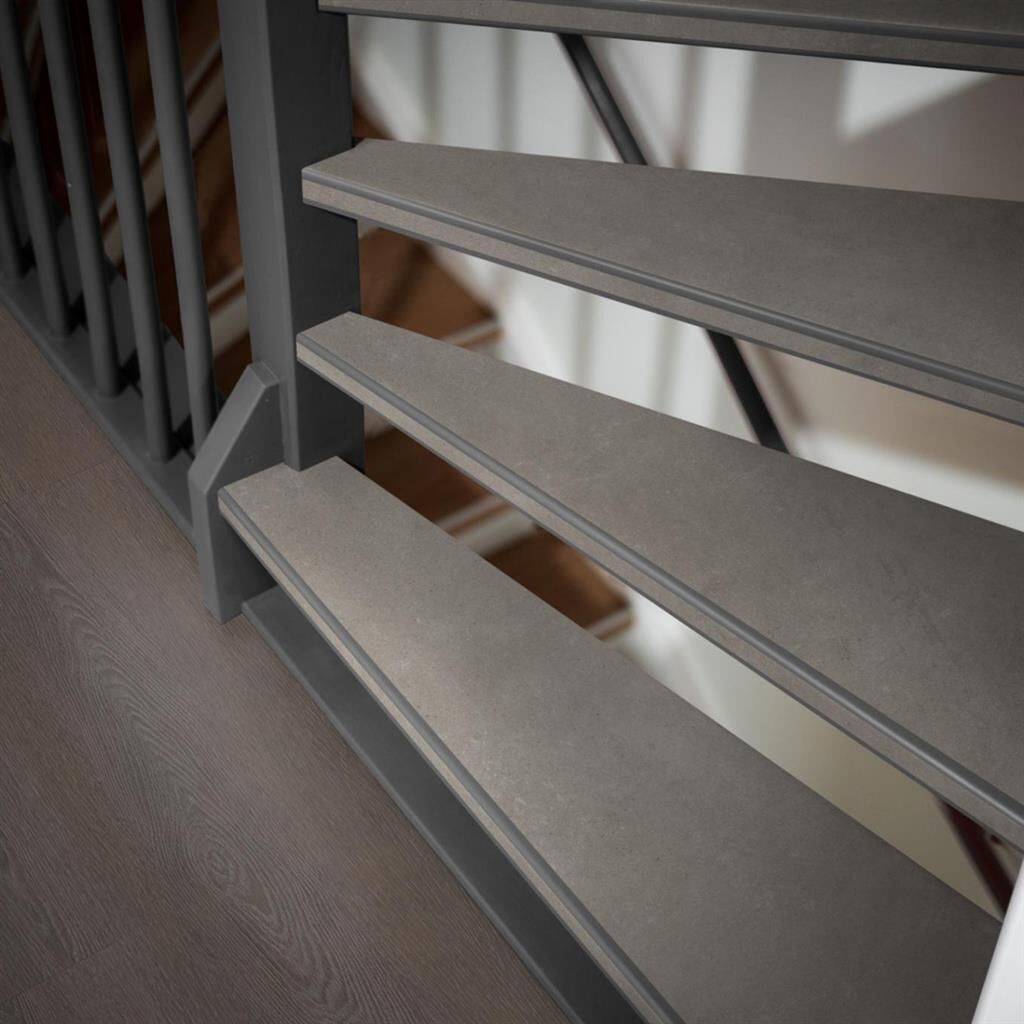 Ambiant Traptreden Set - Sarino Light Grey - Traprenovatie PVC