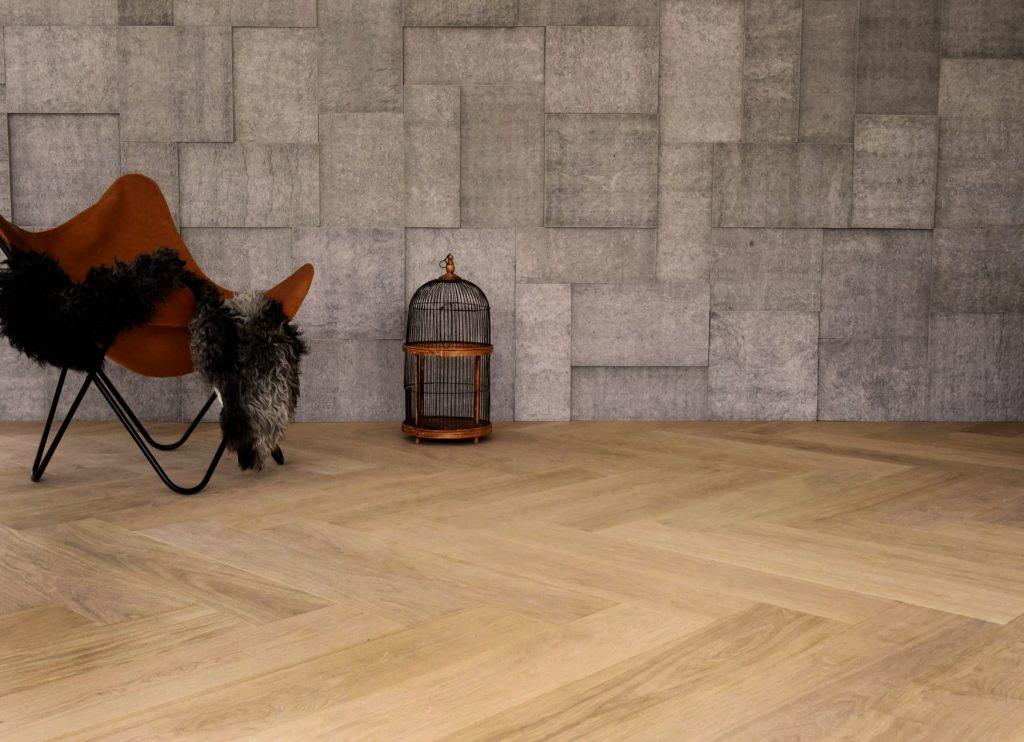Twist Floors Wood Visgraat 3300 Caracas - 3 laags - Onbehandeld Rustiek - Lamelparket - Parketvloer - Harman Vloeren Amsterdam