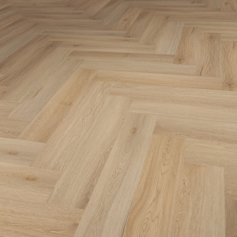 Solidfloor Dryback Visgraat Mansion Unfinished Oak - Visgraat Plak PVC