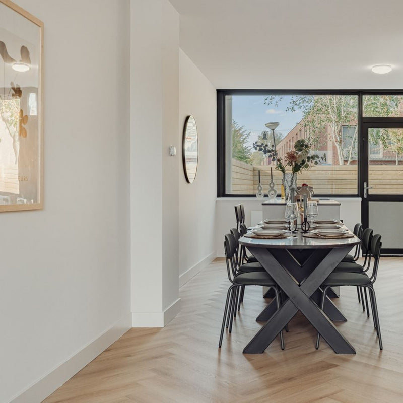 Solidfloor Dryback Visgraat Mansion Unfinished Oak - Visgraat Plak PVC