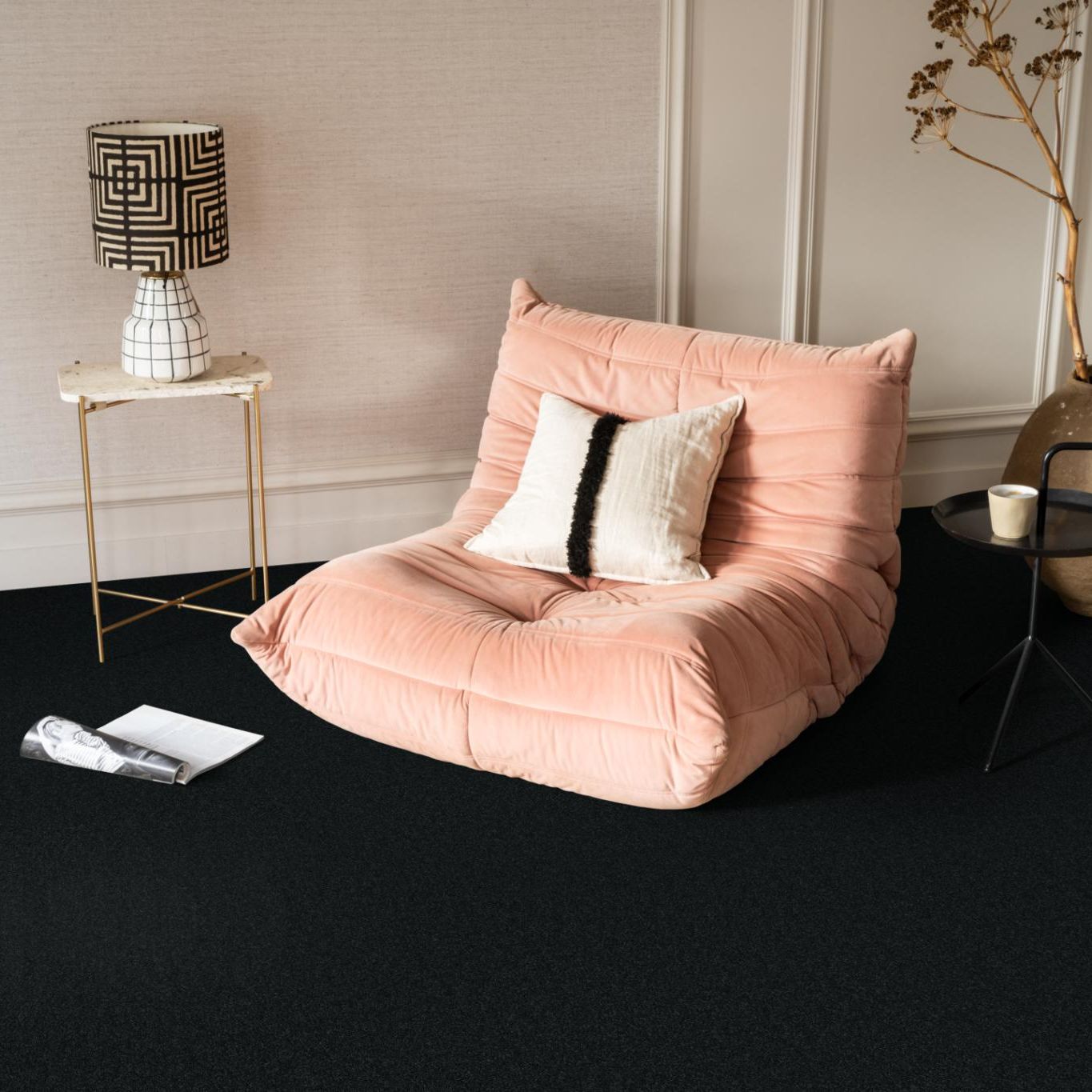 Ambiant Alaska Marineblauw 0785 - Vloerbedekking - Tapijt