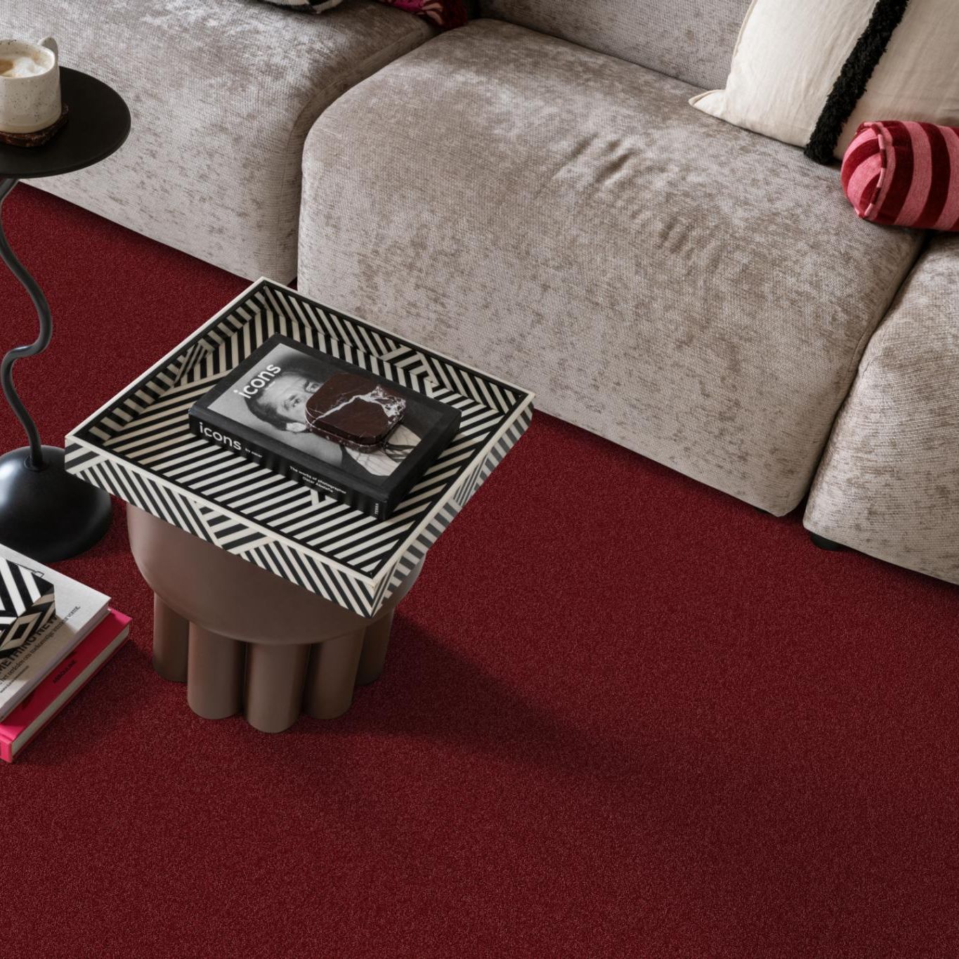 Ambiant Alaska Rood 1000 - Vloerbedekking - Tapijt