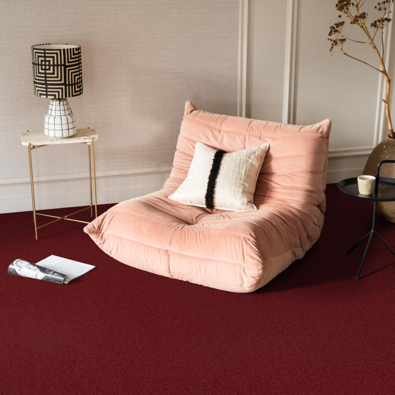 Ambiant Alaska Rood 1000 - Vloerbedekking - Tapijt