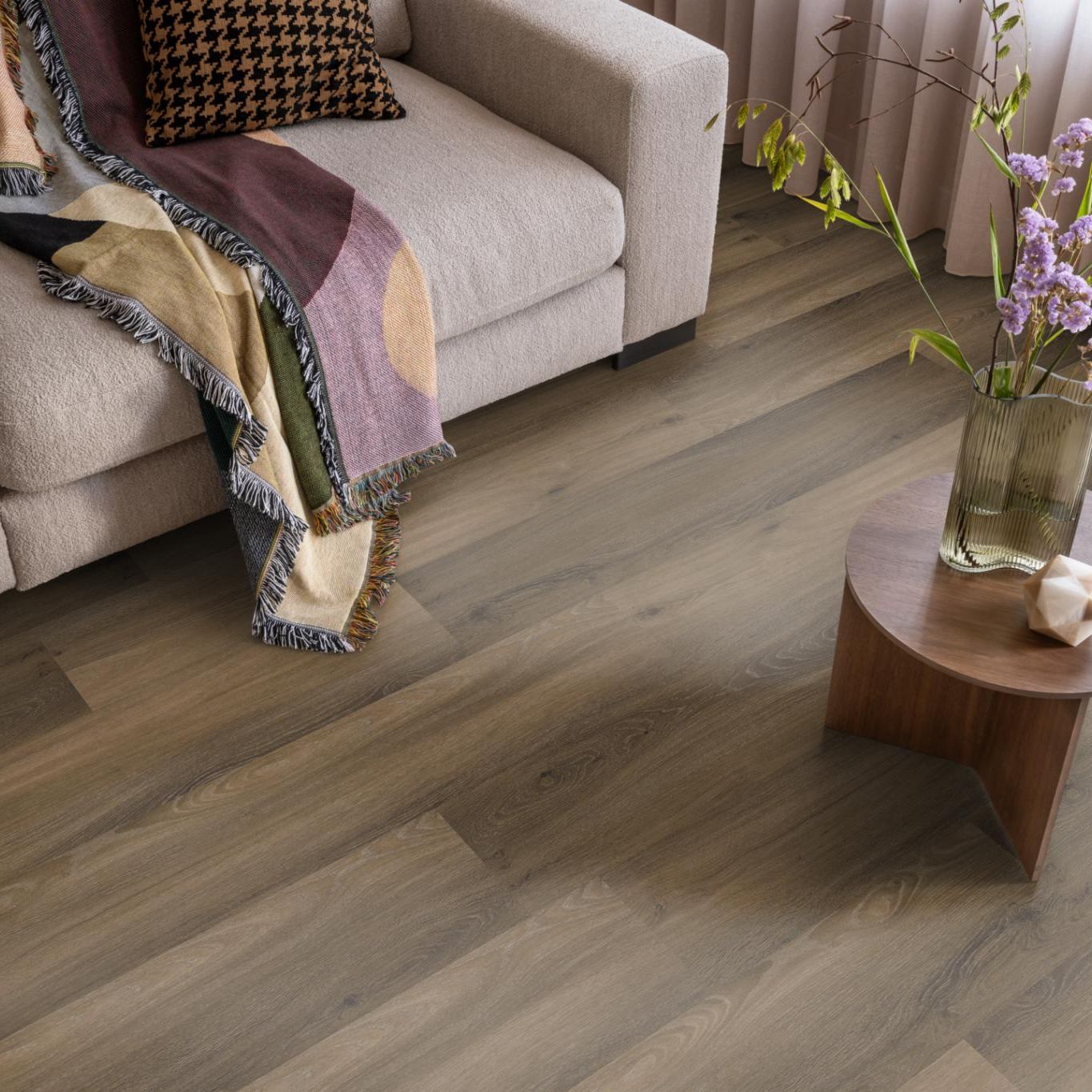 Ambiant Avanto Dryback Warm Brown - Plak PVC Vloer