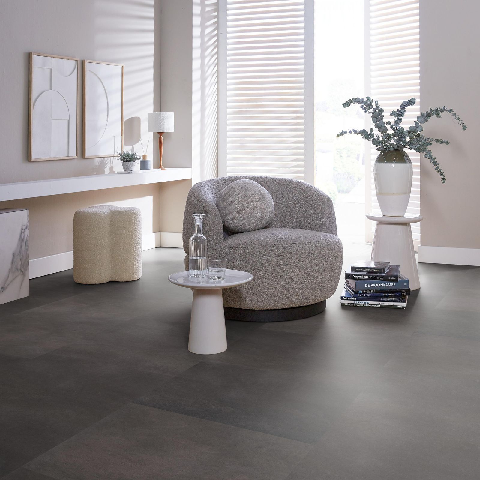 Ambiant Baroso Click XL Anthracite - Klik PVC Vloer