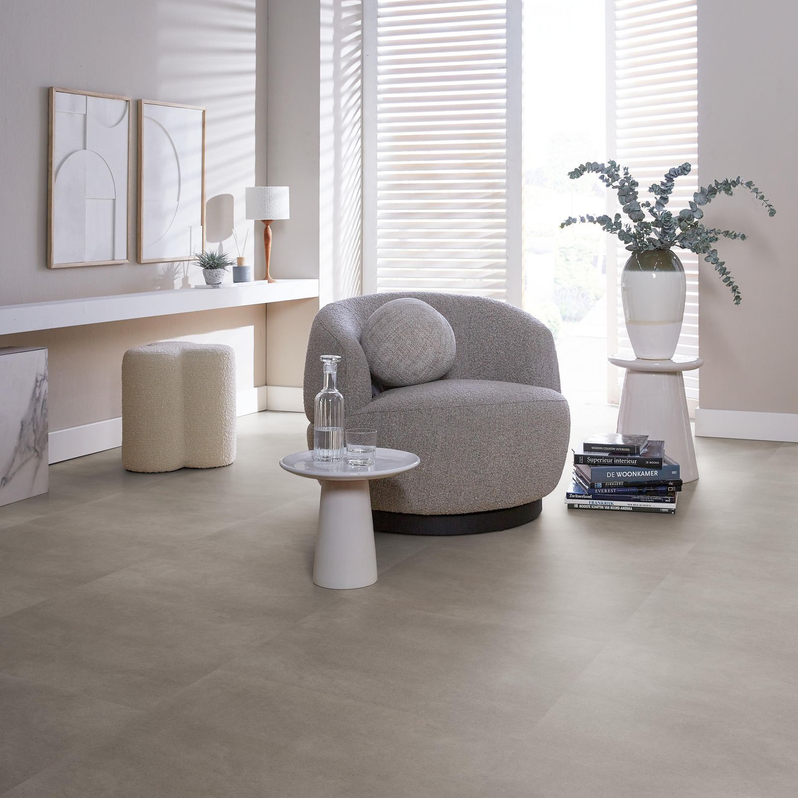 Ambiant Baroso Click XL Taupe - Klik PVC Vloer