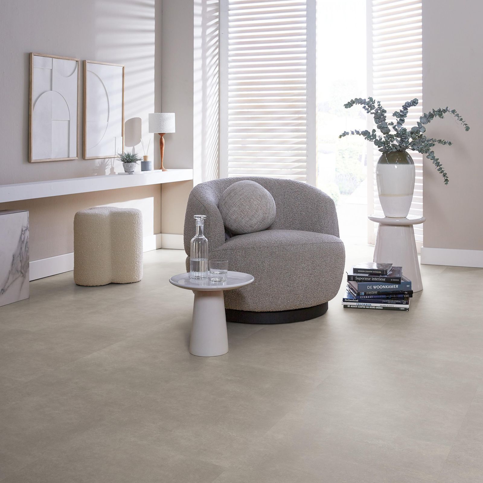 Ambiant Basic Dryback Dark Grey - Plak PVC Vloer