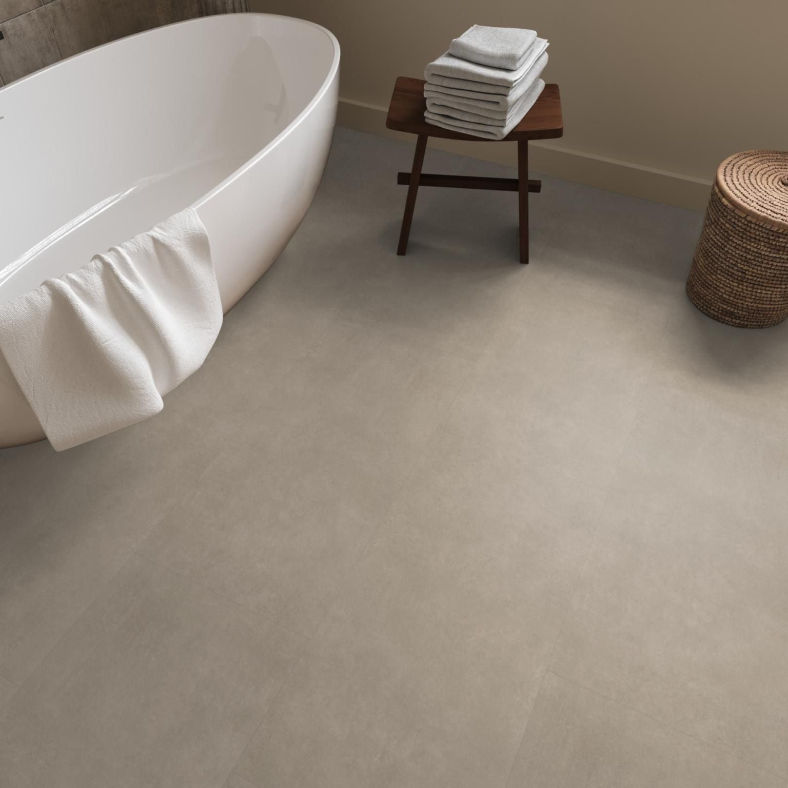 Ambiant Basic Dryback Sand - Plak PVC Vloer