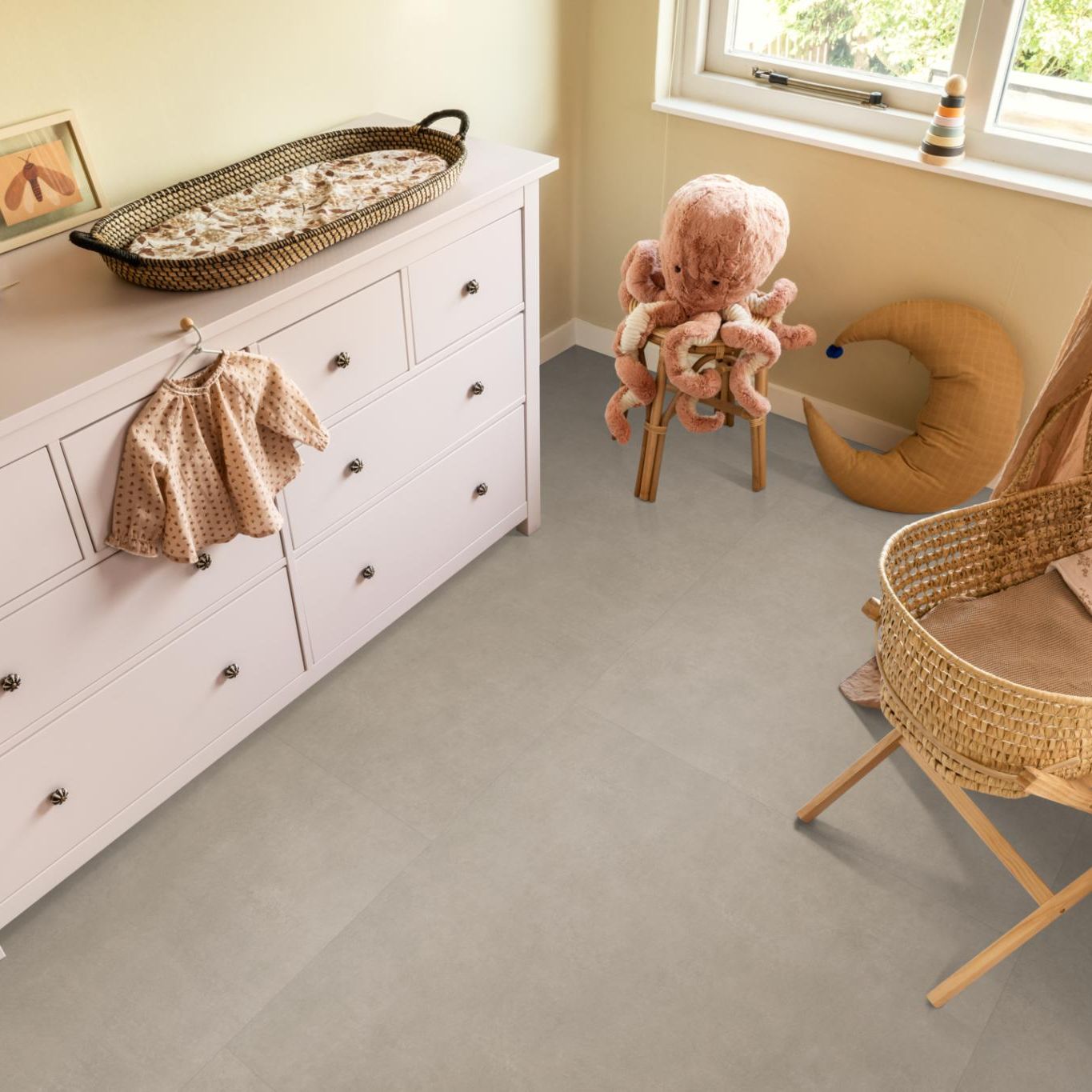 Ambiant Basic XL Dryback Sand - Plak PVC Vloer