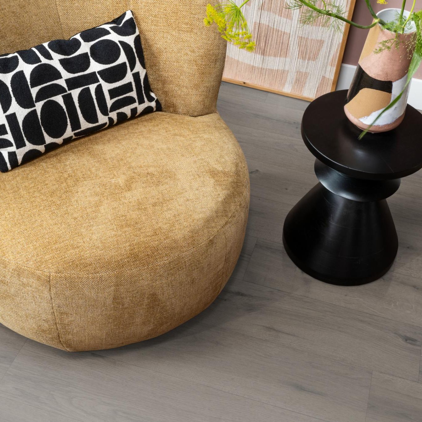 Ambiant Calandro Eiken 5255 Donkergrijs - Vinyl