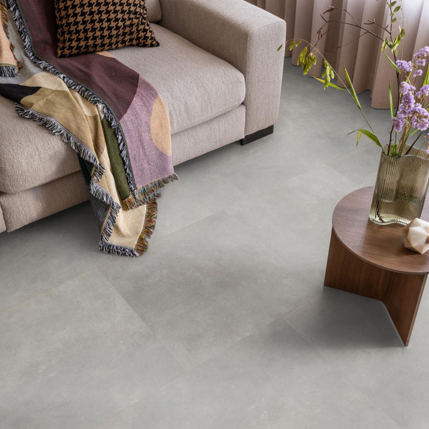 Ambiant Ceramo XL Click Light Grey - Klik PVC Vloer