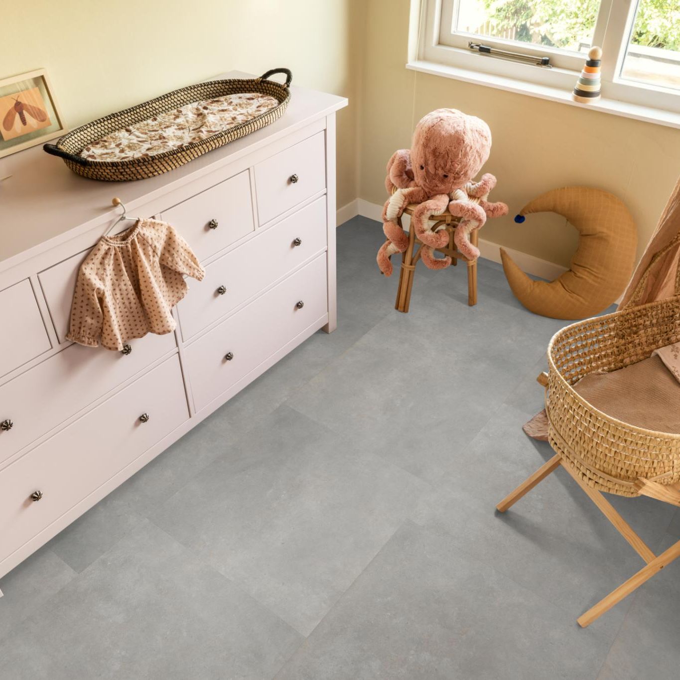 Ambiant Ceramo XL Click Light Grey - Klik PVC Vloer