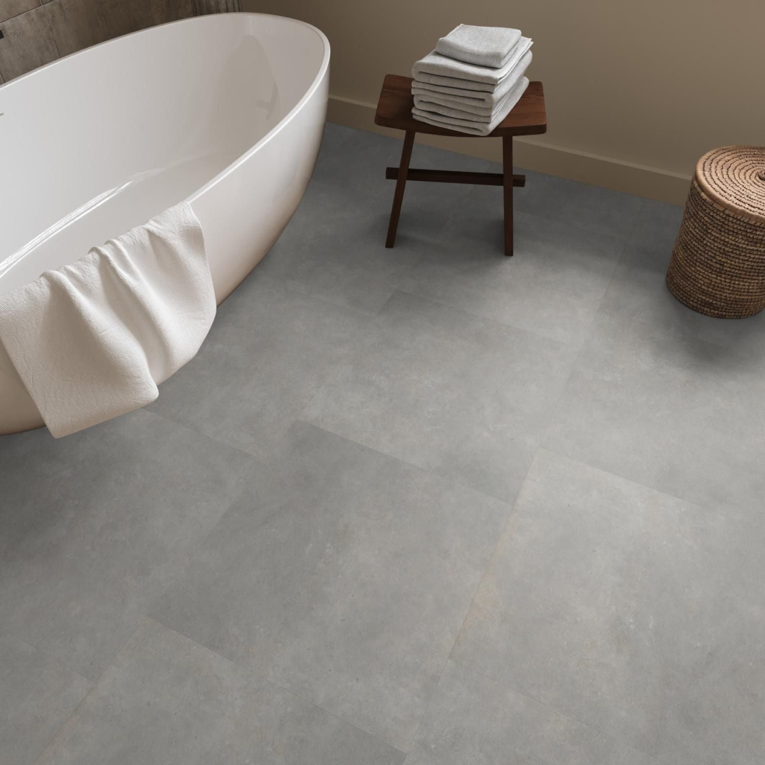 Ambiant Ceramo XL Click Light Grey - Klik PVC Vloer
