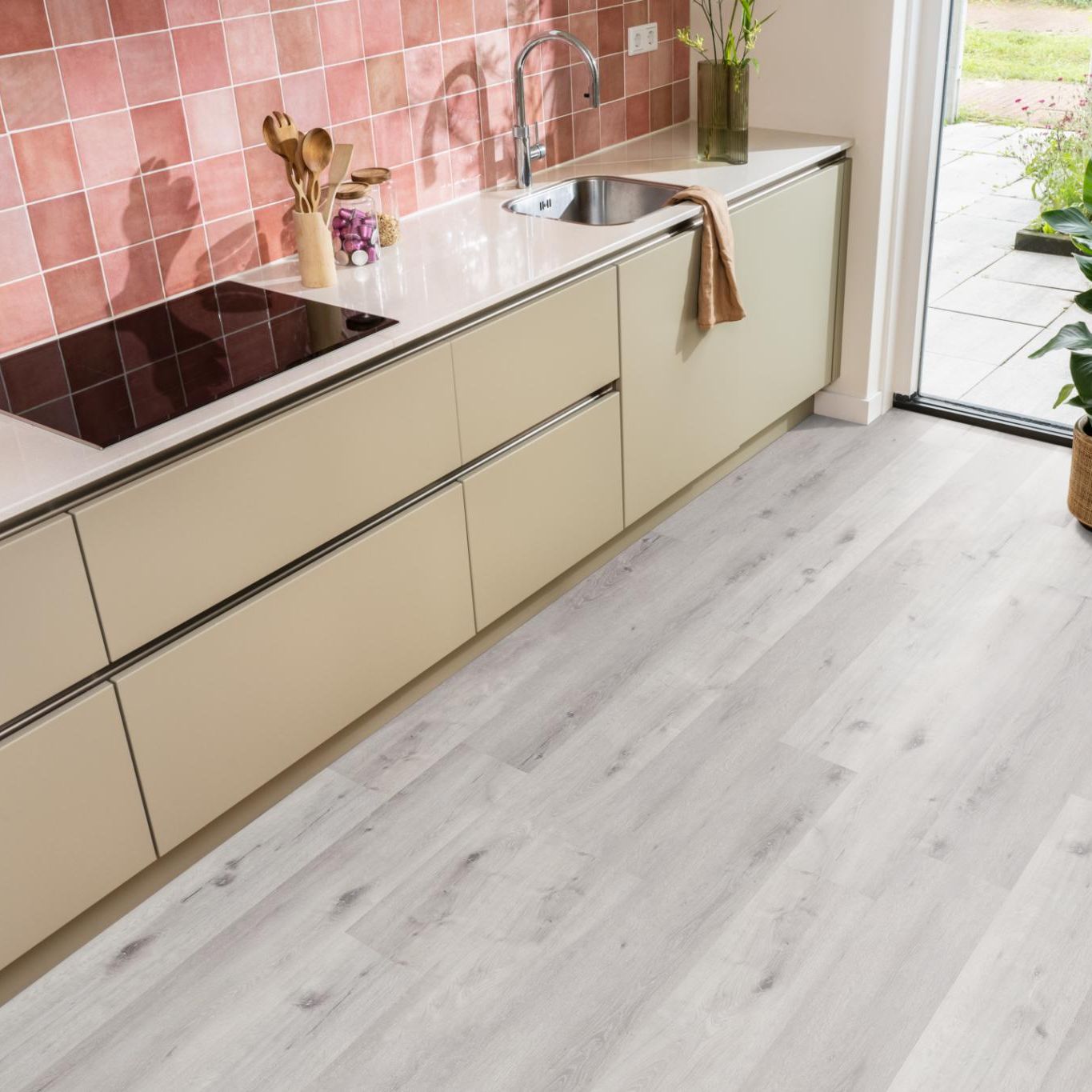 Ambiant Essenzo Click Light Grey - Klik PVC Vloer